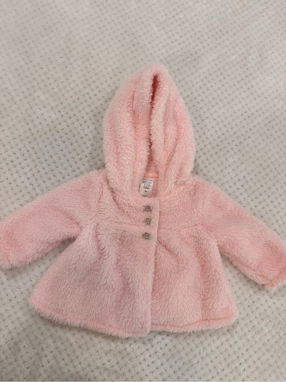 Carter’s Baby Girl Bundle 4 Pieces 3M Fleece Hoodie Vest Sleeper